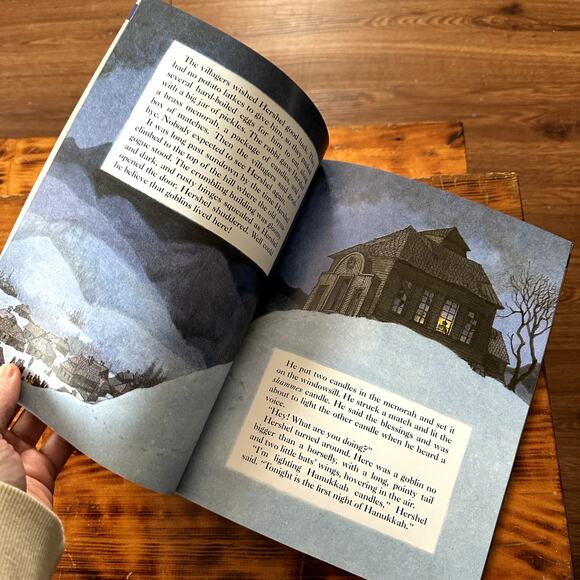 PJ Library Hershel And The Hanukkah Goblins Jewish Paperback Book - Picture 4 of 9